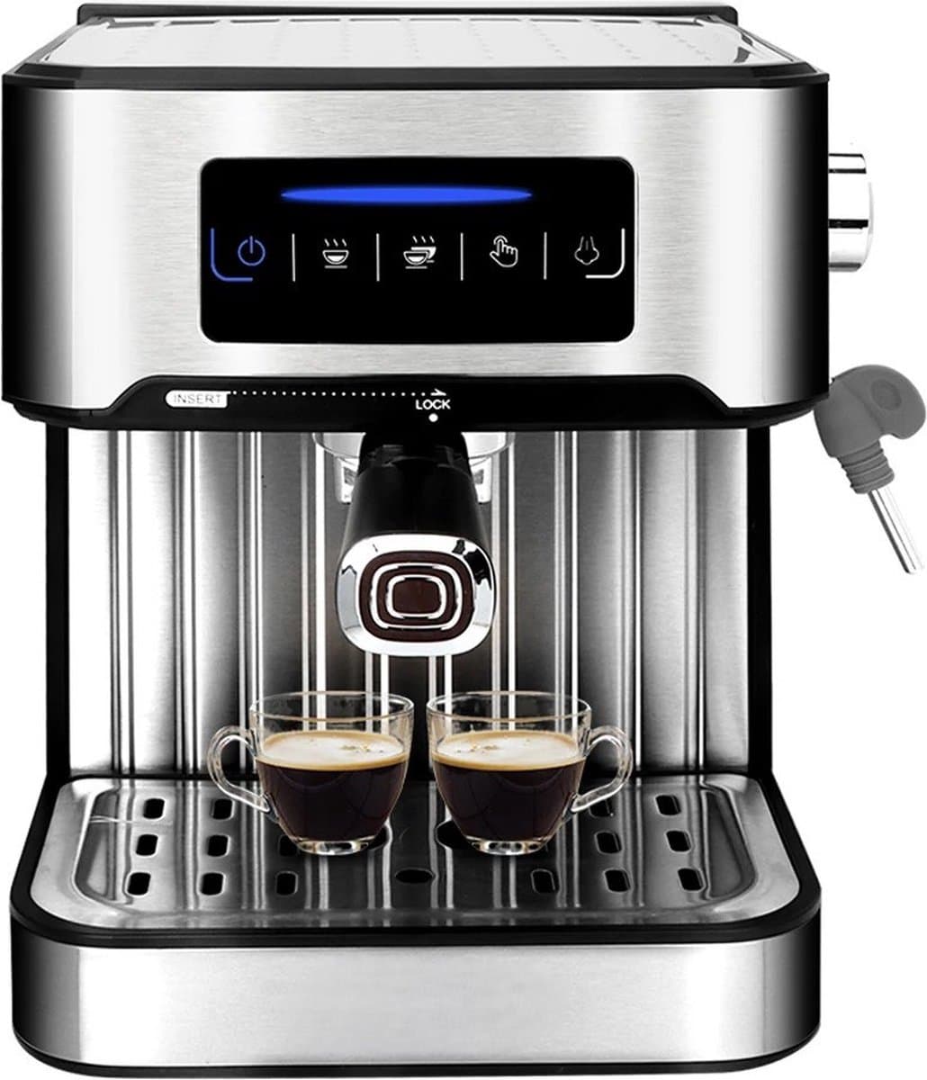 Espressomachine - LCD Touch - Incl. Melkopschuimer - Koffie 3 -1 - Espresso - Cappuccino - Latte — afbeelding 1