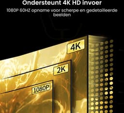 AdroitGoods HD Capture Card - HDMI naar USB-A / USB-A - Video Capture - Cam link - Video grabber - Streamen — thumbnail 4
