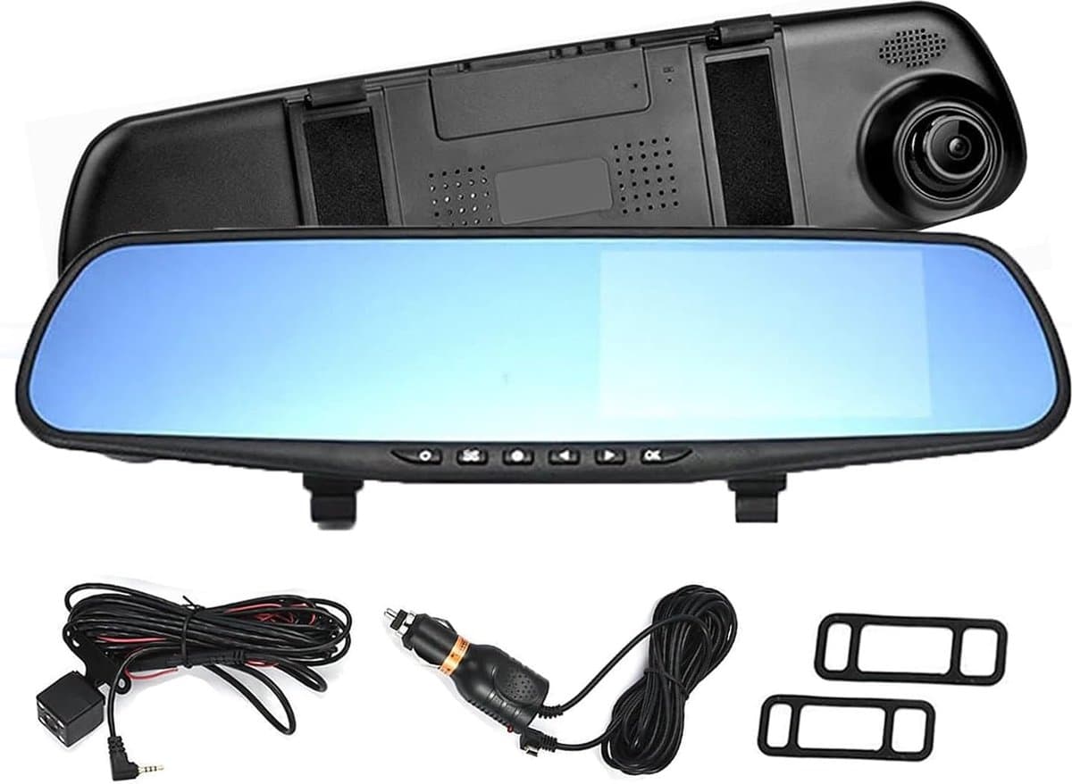 Lexium Dashcam voor auto - Dashcam - Dashcam voor auto voor en achter - Dashcam voor en achter - Dashcam voor en achter draadloos - Dual dashcam — afbeelding 1