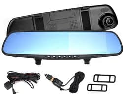 Lexium Dashcam voor auto - Dashcam - Dashcam voor auto voor en achter - Dashcam voor en achter - Dashcam voor en achter draadloos - Dual dashcam