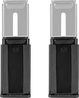 Ophangbeugels voor Soundbar - 2 stuks - Universeel - Met anti-slip - Bevestiging aan muur - Zwart — thumbnail 5