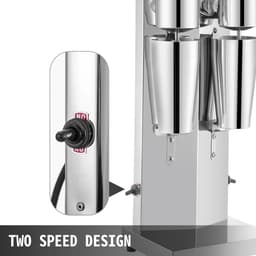 Carlovo Milkshake Machine - Milkshake Maker - Blender - Smoothie Maker - RVS - Smoothie - Dubbele Beker - Milkshake - 800ml - 180W — thumbnail 3
