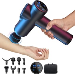 MKSS® Massage Gun Professioneel - Massage Apparaat - Massagegun - Zwart — thumbnail 1