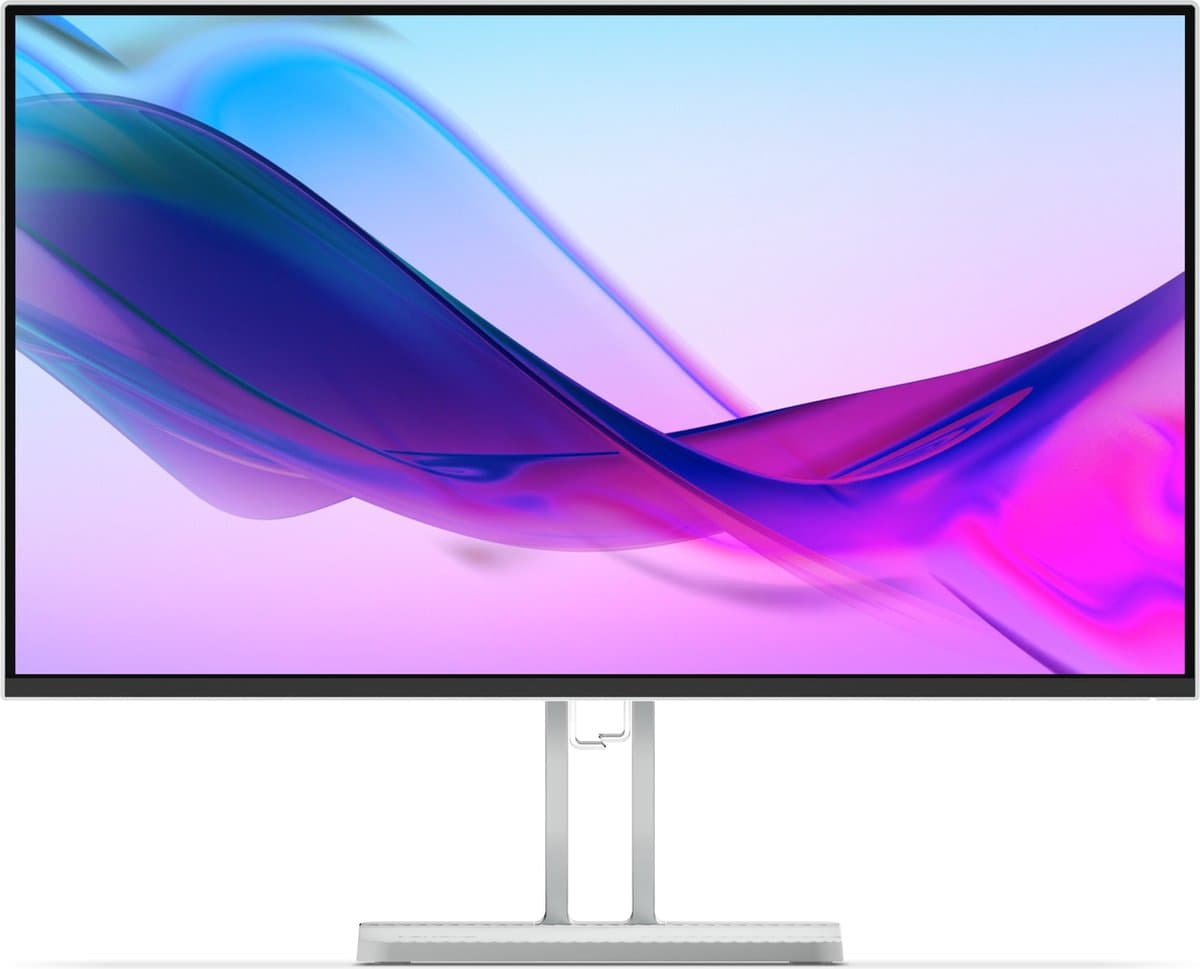 Lenovo L24i-4A FHD-beeldscherm (23,8") IPS Panel, 100Hz, Cloud Grey Dual 3W speakers — afbeelding 1