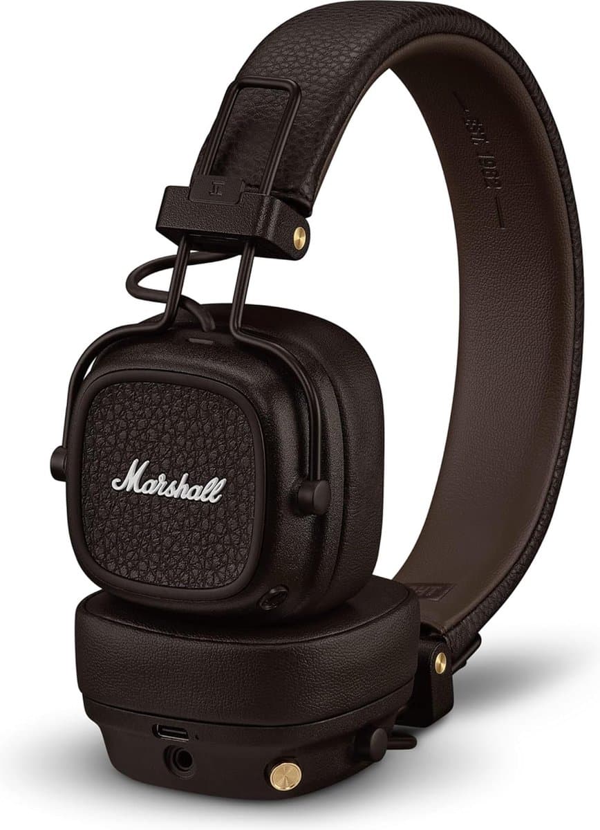 Marshall Major V Draadloze On-Ear Bluetooth Koptelefoon - Bruin — afbeelding 1