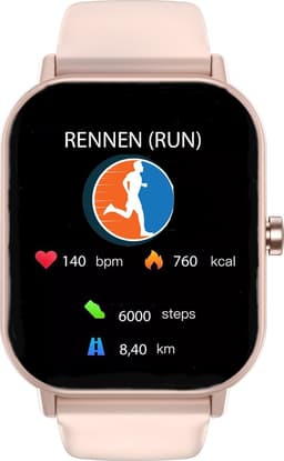 Fitgreat Grand 7 - Smartwatch- Smartwatch Dames - Heren& Kinderen- 2025 Model - Roze — thumbnail 2