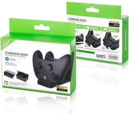 Oplaadstation voor de XBOX Series X/S & XBOX ONE X/S - Black Docking Station INCL. 2 Accu's & 2 Xbox One Kapjes & 2 Xbox Series Kapjes — thumbnail 3