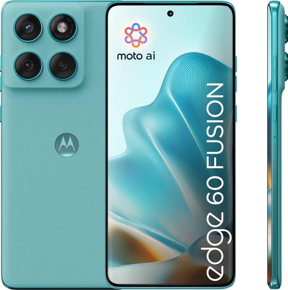 Motorola edge 60 fusion - 8/256GB - Amazonite (Turquoise) — afbeelding 1