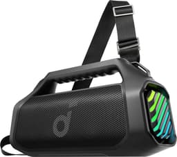soundcore Boom 2 Pro van Anker - Buitenspeaker - 140W - 2+2 kanalen - BassUp 2.0 - 20 uur speeltijd - Snelladen - IP68 waterdicht - RGB-verlichting - Powerbank - Bluetooth 5.3 - Draagbaar voor buiten — thumbnail 3