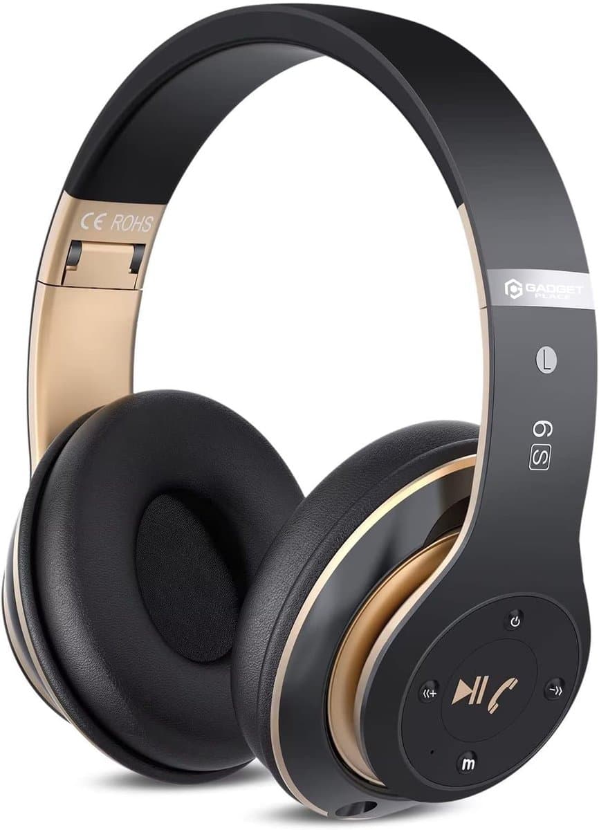 Gadgetplace Koptelefoon Draadloos - 40 uur Batterij - Bluetooth 5.3 - HiFi Geluid - Over Ear Draadloze Headset met Microfoon — afbeelding 1