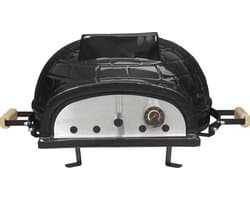 Keramische Pizza Oven – Authentieke Pizza's in Eigen Tuin - Tafelmodel Hout