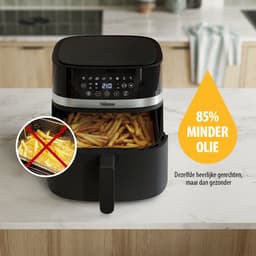 Tristar Airfryer FR-9418 - 8L - Grote Capaciteit XXL - PFAS Vrij - 7 programma's - Warmhoudfunctie - 2000 Watt - WK — thumbnail 4