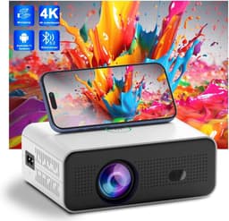 Mini beamer - Projector - Beamerscherm - Projectiescherm - Outdoor & Indoor Projector - — thumbnail 1