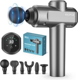 Krachtige Percussiemassager met 30 Snelheden en 6 Massagetoestellen - Voor Pijnverlichting en Fitnessherstel — thumbnail 1