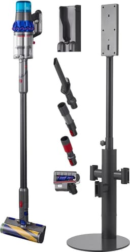Stofzuigerstandaard 130 Cm, Compatibel met Dyson V7 V8 V10 V11 V12 V15 Sv10 Sv12 Sv14 Sv18 Sv21 Staande Stofzuigers & Accessoires, In Hoogte Verstelbare Houder met 3 Clips — thumbnail 2