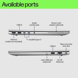 HP EliteBook 640 G11 - zakelijke laptop - 14 FHD - TouchScreen - Ultra 7-155U - 16GB - 1TB - W11Pro - 3Y NBD — thumbnail 4