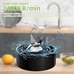 Multifunctionele Keukenmachine 3-In-1 - 700W - 1.2 liter - Makkelijk Schoon Te Maken - Compact - Juicer - Maler - Blender - Hakmolen - Smoothie - Mixer — thumbnail 4