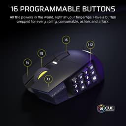 Corsair SCIMITAR Elite Wireless SE gaming muis — thumbnail 3