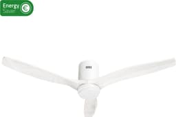 Hombli Slimme Plafondventilator met verlichting - Ø132 cm - Incl. Afstandsbediening - Wit & Wit Hout — thumbnail 3