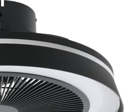 EGLO Vallonia Plafondventilator met lamp - Ø 48 cm - 3 snelheden - Instelbaar wit licht - RGB - Dimbaar - DC energy saving - Zwart — thumbnail 4