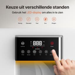 Kompo K02 - Mini Vaatwasser – 4 Couverts – Waterreservoir & Kraanaansluiting – Ingebouwde Ontkalker / Waterontharder – Energiezuinig – Stil – 5 Programma’s – Vrijstaand – Tafelmodel – Wit — thumbnail 5