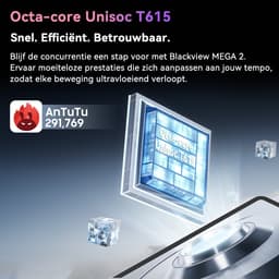 Blackview MEGA 2 Android 15 Tablet - 4G LTE+WiFi - 12 Inch - 24GB+256GB - Widevine L1 - 9000mAh - Grijs — thumbnail 4