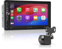Caliber Autoradio - CarPlay - 2 din Autoradio - Met Achteruitrijcamera - Bluetooth - dab+ - 7" Touchscreen - Wireless CarPlay - 4 x 100 Watt - Wireless Android Autolink