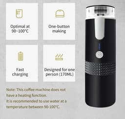 Draagbare Koffiemachine - Koffiezetapparaat Auto - Compact - — thumbnail 4