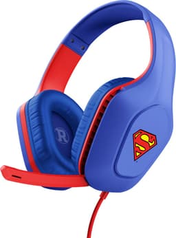 Trust GXT 415SM Zirox - Gaming Headset - Superman Editie - Bedraad - 50mm Drivers - Over-ear - Blauw/Rood — thumbnail 1
