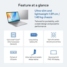 ASUS Vivobook S14 S3407VA-LY031W - Laptop - 14 inch — thumbnail 2