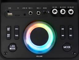 N-GEAR THE FLASH 1550D - karaoke set - 15" Woofer - Bluetooth - LED Lichtshow - Draadloze Microfoons - 800W — thumbnail 4