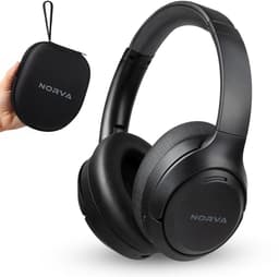 Norva P70 - Draadloze Noise Cancelling Koptelefoon - Bluetooth 5.3 Headphones - Over-ear Hoofdtelefoon - Met Microfoon en Opbergcase - 60u Batterij - Zwart — thumbnail 1