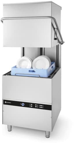 HENDI Doorschuifvaatwasser – elektronische bediening – roestvrij staal – 745x900x1406 mm – 400V/8600W — thumbnail 2