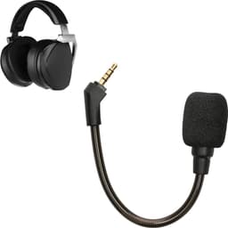 kwmobile microfoon voor gaming headset - geschikt voor ASUS ROG Theta 7.1 - 10 cm - In zwart — thumbnail 1