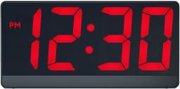 Caliber Digitale Wekker - Wekkers digitaal - Instelbare Snooze Tijd - Alarmklok - Dimbaar display - Digitale klok slaapkamer - USB Oplader — thumbnail 2