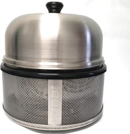 Cobb Pro Houtskool Barbecue - Grilloppervlak Ø 32 cm - Smoker Barbecue - Premier Zilver metaal — thumbnail 3