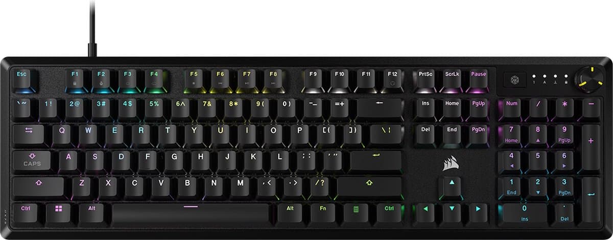 Corsair K70 RGB Core Gaming Toetsenbord Qwerty Zwart — afbeelding 1