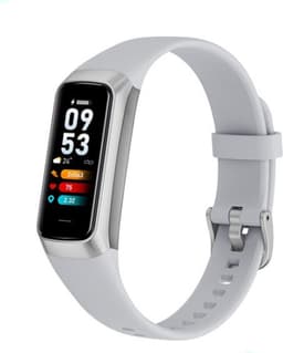 DrPhone ActiFit - 1.1'' AMOLED Scherm - Extra Lichte Activiteiten Tracker - Horloge met 25 Sportmodi - Zilver — thumbnail 4