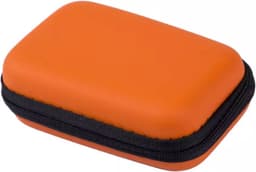 Opberg hoesje - Hard Case - Etui - Organizer - Sleutels - Oordopjes - Laadkabels - USB - Geld - Opbergen - Oranje — thumbnail 1