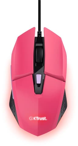 Trust GXT 109P Felox - Gaming Muis - Bedraad - 6400 DPI - RGB Verlichting - Roze — thumbnail 1