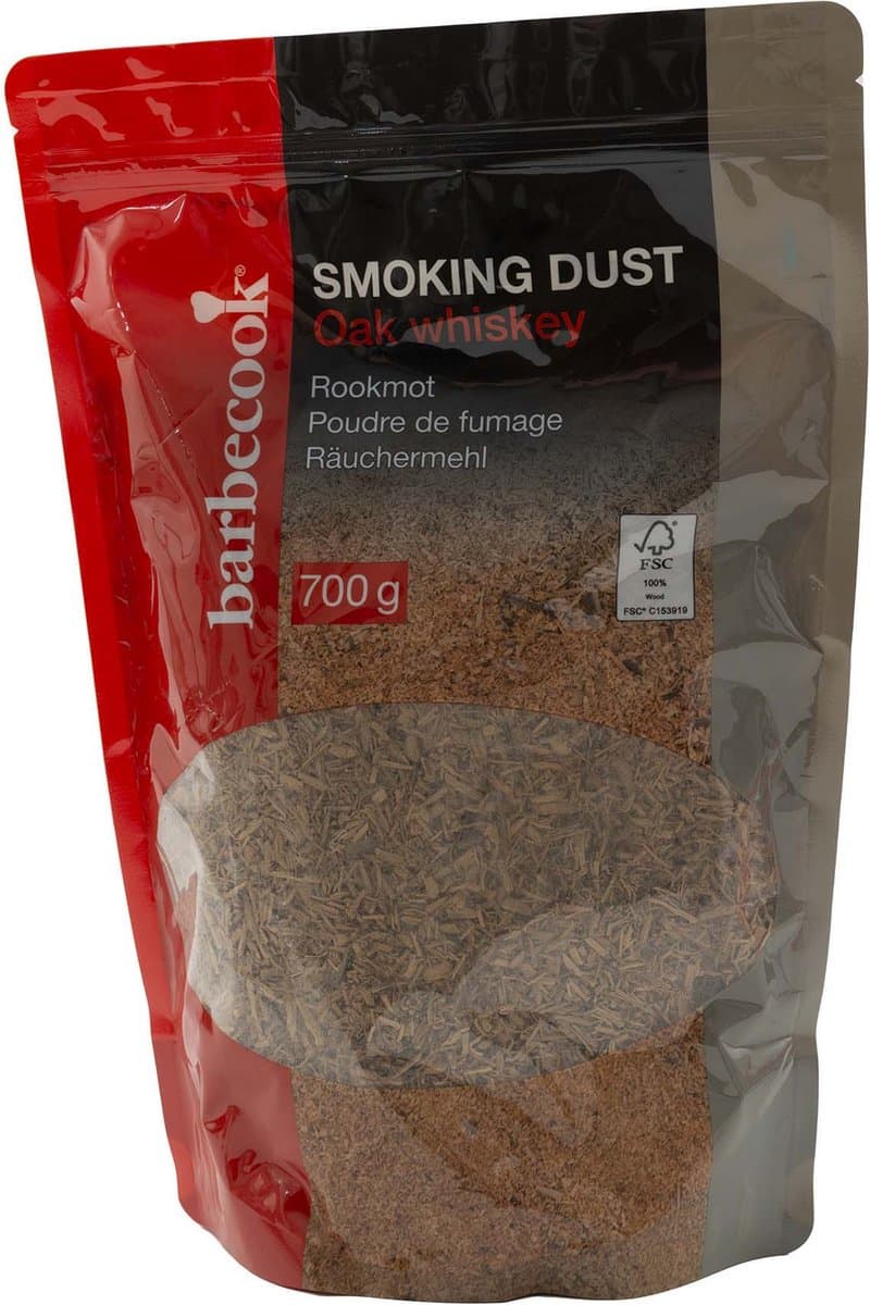 Barbecook rookmot eik whiskey 700 gram — afbeelding 1