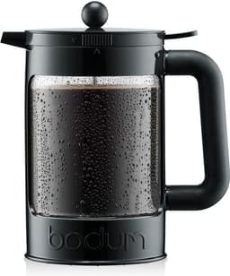Bodum | Bean Cafetière voor ijskoffie / cold brew | Kunststof BPA-vrij | 1.5L | 12 kops | Zwart — thumbnail 1