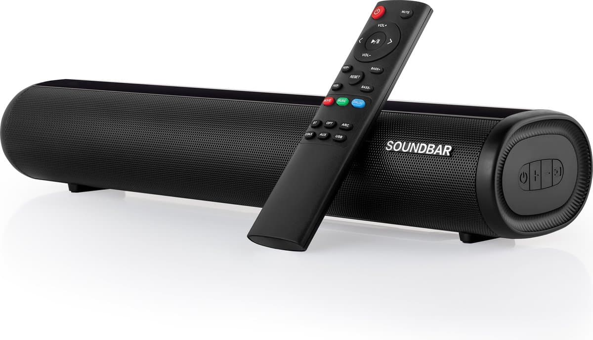 TV Soundbar met ingebouwde Subwoofer Surround Sound, Wireless 5.0 Bluetooth Device Streaming, GROTE afstandsbediening — afbeelding 1