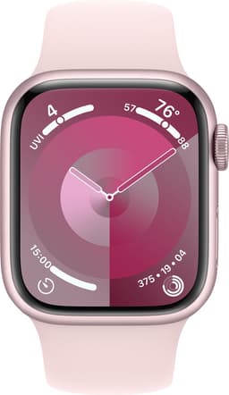Apple Watch Series 9 - 41mm - Roze Aluminium Case with Roze Sport Band - S/M — thumbnail 1