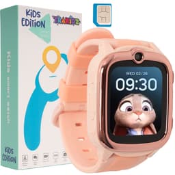 4G Smartwatch kinderen - GPS Horloge kind - HD Videobellen & Stappenteller - Speelgoed - Incl Simkaart — thumbnail 1
