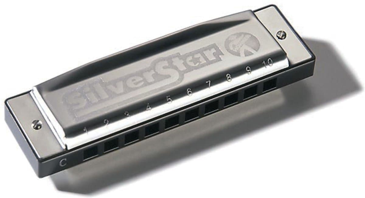 Hohner Silverstar Mondharmonica C - Prijs/kwaliteit - Beste starter mondharmonica - Ook geschikt voor kids - met begeleiding — afbeelding 1