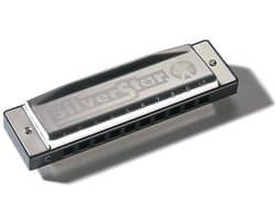 Hohner Silverstar Mondharmonica C - Prijs/kwaliteit - Beste starter mondharmonica - Ook geschikt voor kids - met begeleiding