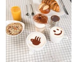 Praktische fijn-gestructureerde cacaostrooier - premium kwaliteit roestvrij staal