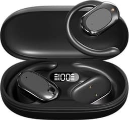 Oortjes Draadloos- Open-Ear-Air Conduction Oordopjes-Bone Conduction headphone-Sport Volledig Draadloze on-ear Oortjes -Bluetooth Headset met Oplaadcase- Bluetooth 5.4- Touch Control-Comfortabel en Geweldige Geluidskwaliteit — thumbnail 1