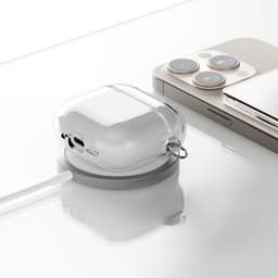 YONO Hoesje geschikt voor Airpods 4 - Case - Siliconen - Transparant — thumbnail 4